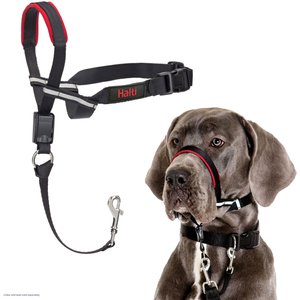 Halti OptiFit Nylon Padded No Pull Dog Headcollar, Large: 19 to 27-in neck