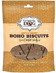Exclusively Dog Boho Biscuits Sweet Potato Flavor Soft & Chewy Dog Treats, 7-oz bag slide 1 of 9