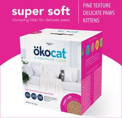 Okocat Super Soft Clumping Wood Unscented Cat Litter, 16.7-lb box slide 2 of 8