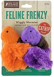 P.L.A.Y. Pet Lifestyle and You Feline Frenzy Wiggly Worms Plush Squeaky Cat Toy slide 1 of 5