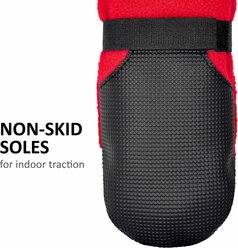 Muttluks Hott Doggers Dog Boot, 4 Boots, Red, X-Small slide 2 of 9