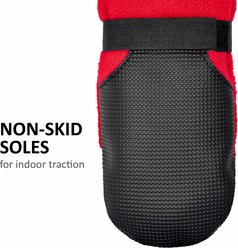 Muttluks Hott Doggers Dog Boot, 4 Boots, Red, Medium slide 2 of 9