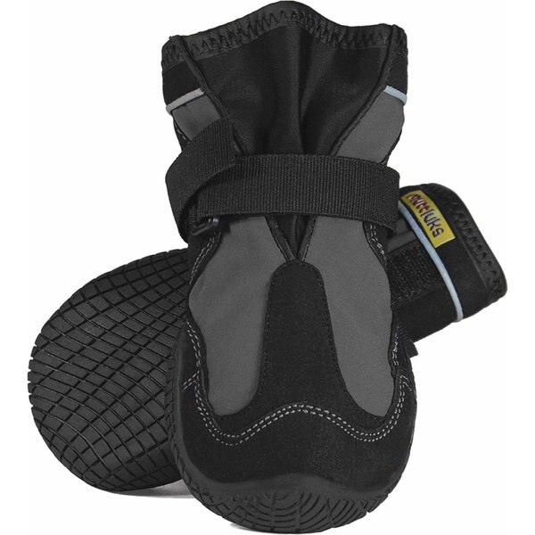 MUTTLUKS Snow Mushers Winter Dog Boot, 2 Boots, Grey, 5