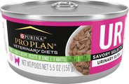 Purina Pro Plan Veterinary Diets UR Urinary St/Ox Savory Selects Turkey & Giblets in Sauce Wet Cat Food, 5.5-oz case of 24