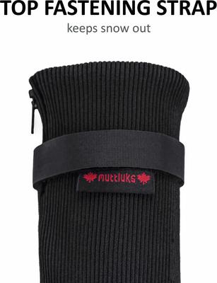 Show full view: Muttluks Deluxe Winter Dog Boots with Waterproof Fabric, 4 Boots, Black, X-Small slide 5 of 11
