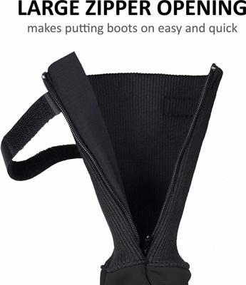 Show full view: Muttluks Deluxe Winter Dog Boots with Waterproof Fabric, 4 Boots, Black, Medium slide 4 of 11