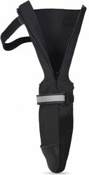 Muttluks Deluxe Winter Dog Boots with Waterproof Fabric, 4 Boots, Black, X-Large
