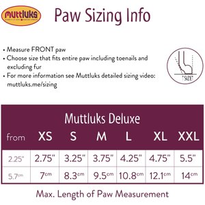 Muttluks Deluxe Winter Dog Boots with Waterproof Fabric, 4 Boots, Black, XX-Large