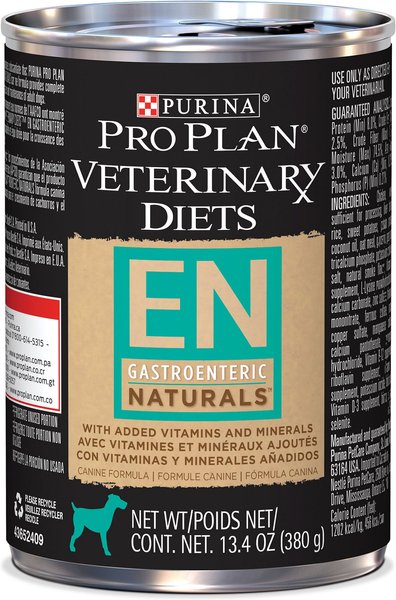 Purina Pro Plan Veterinary Diets EN Gastroenteric Naturals Wet Dog Food, 13.4-oz, case of 12 slide 1 of 11