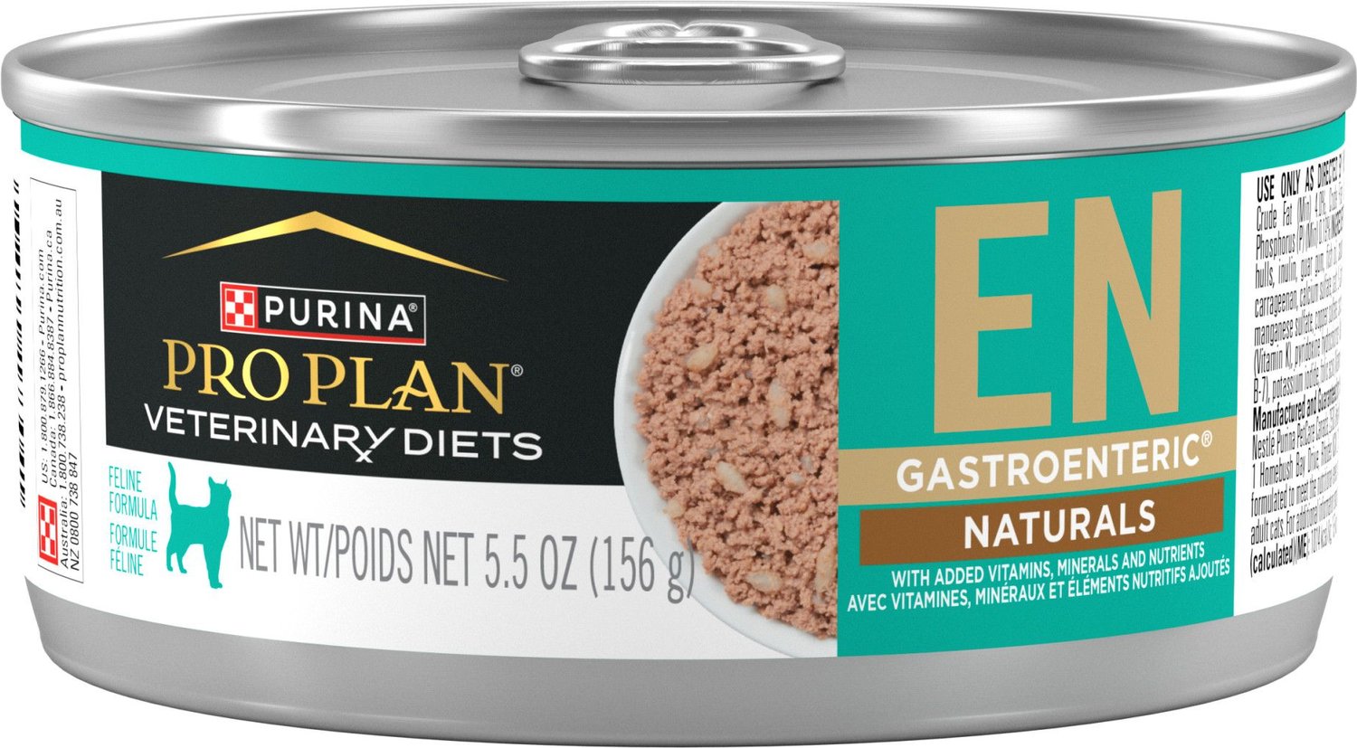 PURINA PRO PLAN VETERINARY DIETS EN Gastroenteric Naturals Wet Cat Food ...