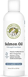 Wholistic Pet Organics Wild Salmon Oil Liquid Supplement for Dogs & Cats, 8-oz bottle