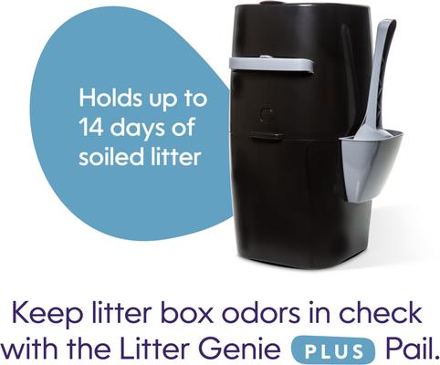 Show full view: Litter Genie Plus Cat Litter Disposal System, Black slide 3 of 13