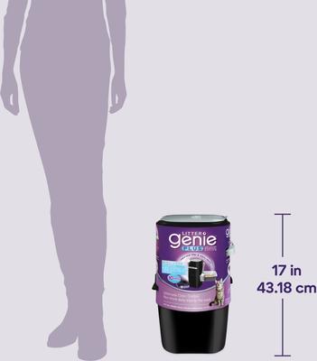 Show full view: Litter Genie Plus Cat Litter Disposal System, Black slide 7 of 13