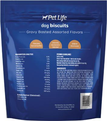 Show full view: Pet Life Gravy Basted Biscuits Dog Treats, 4-lb bag slide 3 of 8