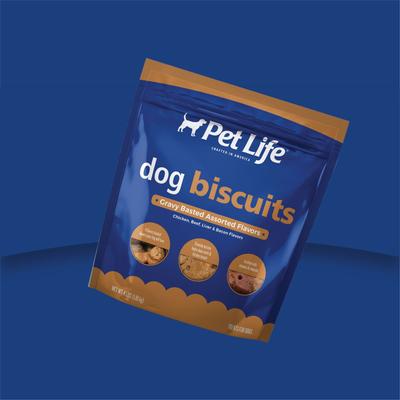 Show full view: Pet Life Gravy Basted Biscuits Dog Treats, 4-lb bag slide 6 of 8