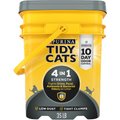 Tidy Cats 4-in-1 Scented Clumping Clay Cat Litter, 35-lb pail