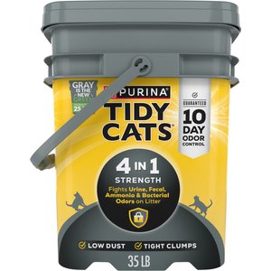 Tidy Cats 4-in-1 Scented Clumping Clay Cat Litter, 35-lb pail