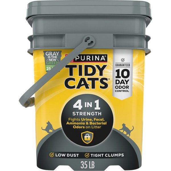 TIDY CATS Free & Clean Unscented Clumping Clay Cat Litter, 35lb pail
