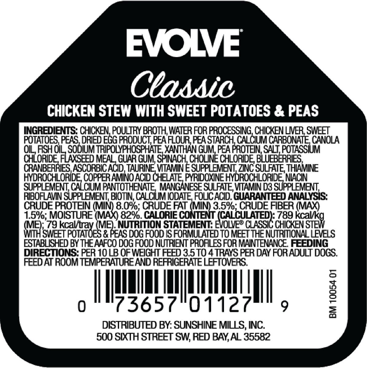 EVOLVE Classic Crafted Meals Chicken Stew Wet Dog Food, 3.5oz can