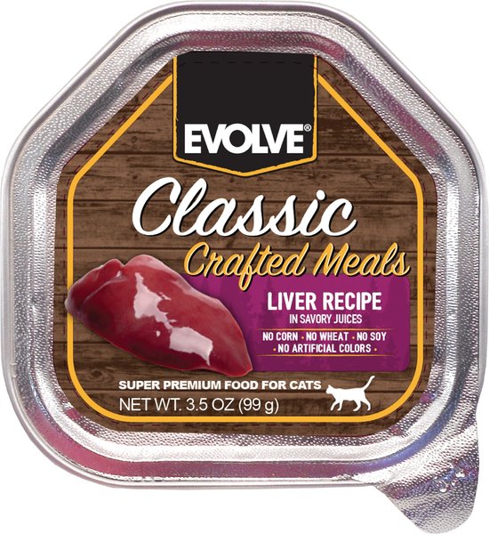 EVOLVE Evolve Classic Crafted Meals Liver Recipe Pate Wet Cat Food