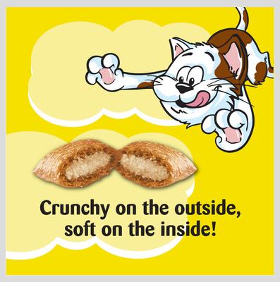 Show full view: Temptations MixUps Tasty Human, Chicken, Liver & Beef Flavors Soft & Crunchy Cat Treats, 16-oz tub slide 4 of 11