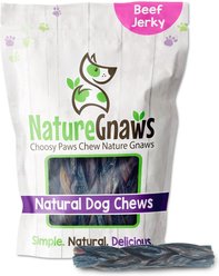 Nature Gnaws Braided Jerky Bully 5-6-in Dog Treats, 3 count
