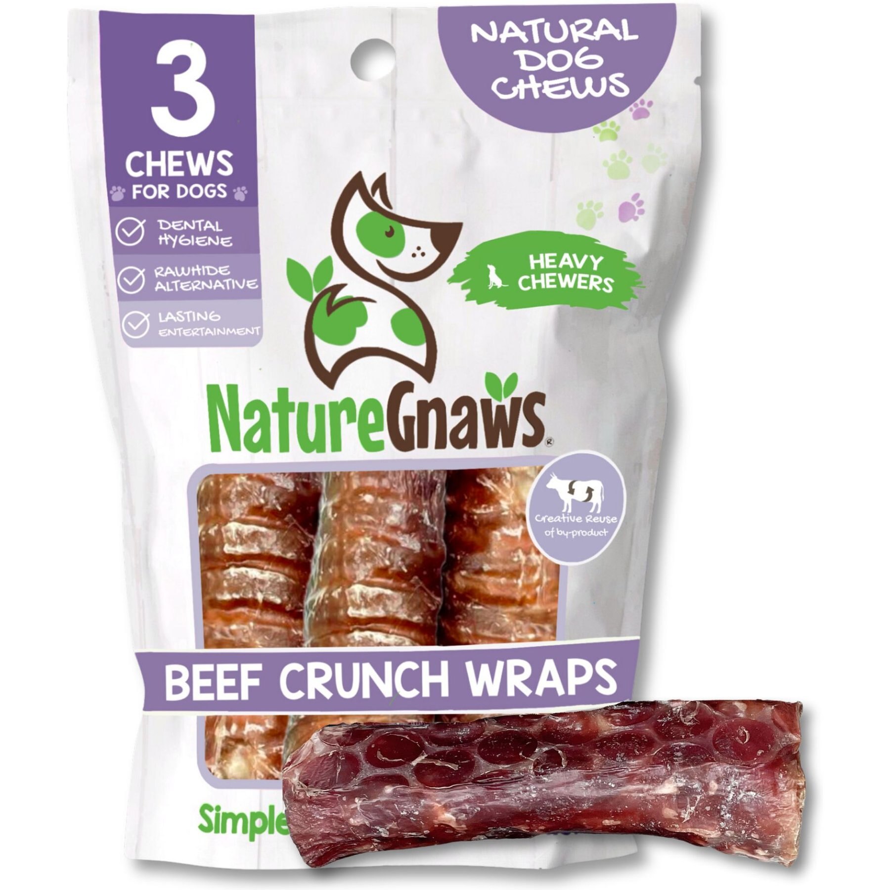 Nature Gnaws Beef & Pork Combo Dog Treats