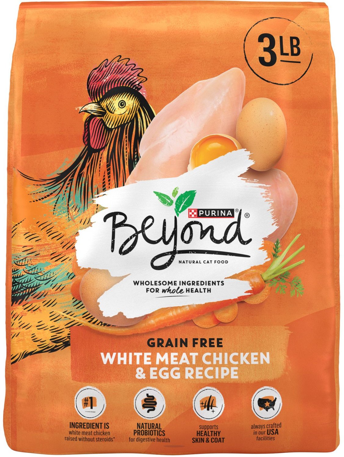 PURINA BEYOND White Meat Chicken & Egg Recipe GrainFree Natural Dry