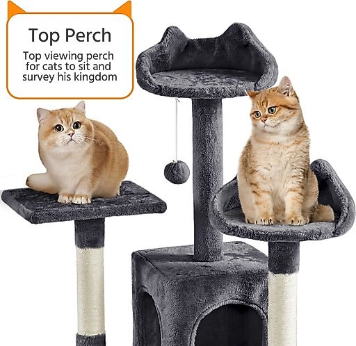 Yaheetech 72-in Plush Cat Tree & Condo