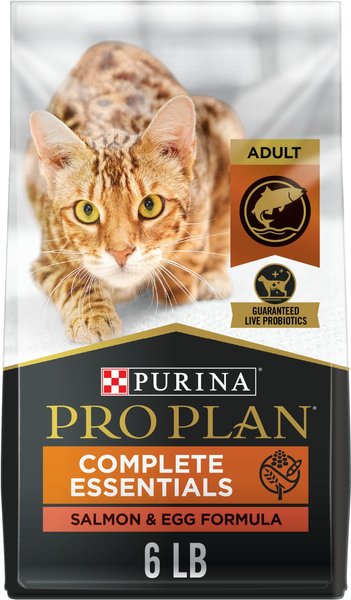 Purina Pro Plan Salmon & Egg Formula Grain-Free Dry Cat Food, 6-lb bag slide 1 of 10