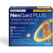NexGard PLUS Chewables for Dogs, 17.1-33 lbs. (Gold Box)