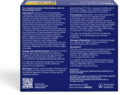 NexGard PLUS Chew for Dogs, 17.1-33 lbs. (Gold Box) 6 Chews (6-mos. supply) slide 2 of 9