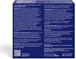 NexGard PLUS Chew for Dogs, 33.1-66 lbs. (Purple Box) 3 Chews (3-mos. supply) slide 2 of 9