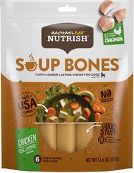 Rachael Ray Nutrish Soup Bones Chicken & Veggies Flavor Dog Treats, 12.6-oz bag