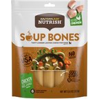 Rachael Ray Nutrish Soup Bones Chicken & Veggies Flavor Dog Treats, 12.6-oz bag