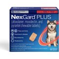 NexGard PLUS Chew for Dogs, 66.1-132 lbs. (Red Box) 6 Chews (6-mos. supply)