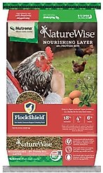 Nutrena NatureWise Nourishing Layer 18% Protein Bits Chicken Feed, 30-lb bag