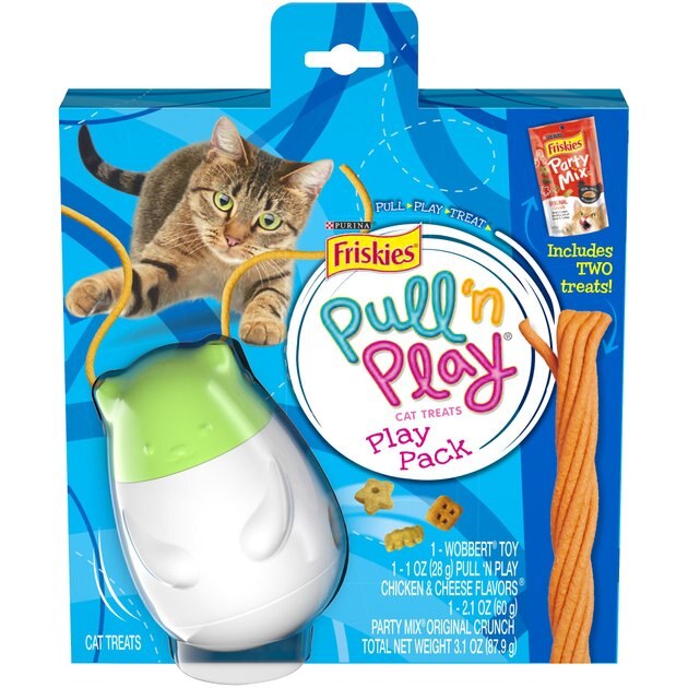 friskies cat treat toy