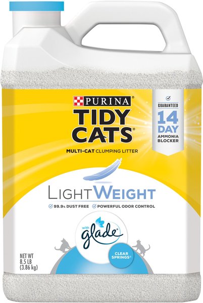 Tidy Cats Lightweight Glade Scented Clumping Clay Cat Litter, 8.5-lb jug slide 1 of 12
