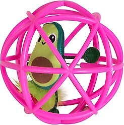 Quirky Kitty Guacameowy Ball of Furry Fury Cat Toy