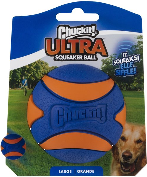 Chuckit! Ultra Squeaker Ball Dog Toy, Large slide 1 of 10