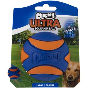 Chuckit! Ultra Squeaker Ball Dog Toy, Large