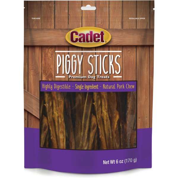 CADET Cadet 100 Real Beef Strips Dog Treats, 8oz bag, bundle of 2