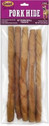 Cadet Gourmet Pork Hide Rolls Dog Treats, 10-in, 5 count