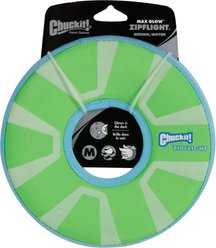 Chuckit! Zipflight Max Glow Dog Toy, Medium