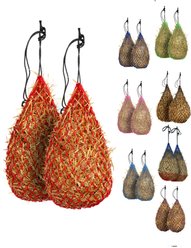 Majestic Ally Slow Feed Hay Net 42-in Horse Supplies, Red
