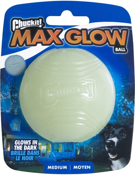Chuckit! Max Glow Ball Dog Toy, Medium slide 1 of 7