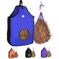 Majestic Ally Nylon Reflective Hole Hay Bag with Mesh Ventilation Gusset with 36-in Hay Net Horse Supplies, Royal Blue