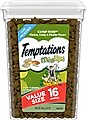 Temptations MixUps Catnip Fever Flavor Soft & Crunchy Cat Treats, 16-oz tub