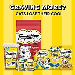 Temptations MixUps Catnip Fever Flavor Soft & Crunchy Cat Treats, 16-oz tub